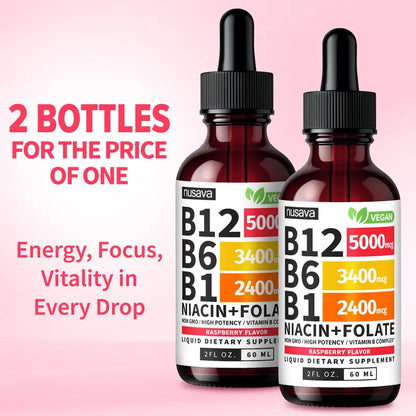 Vitamin B12 Liquid Drops (Raspberry)